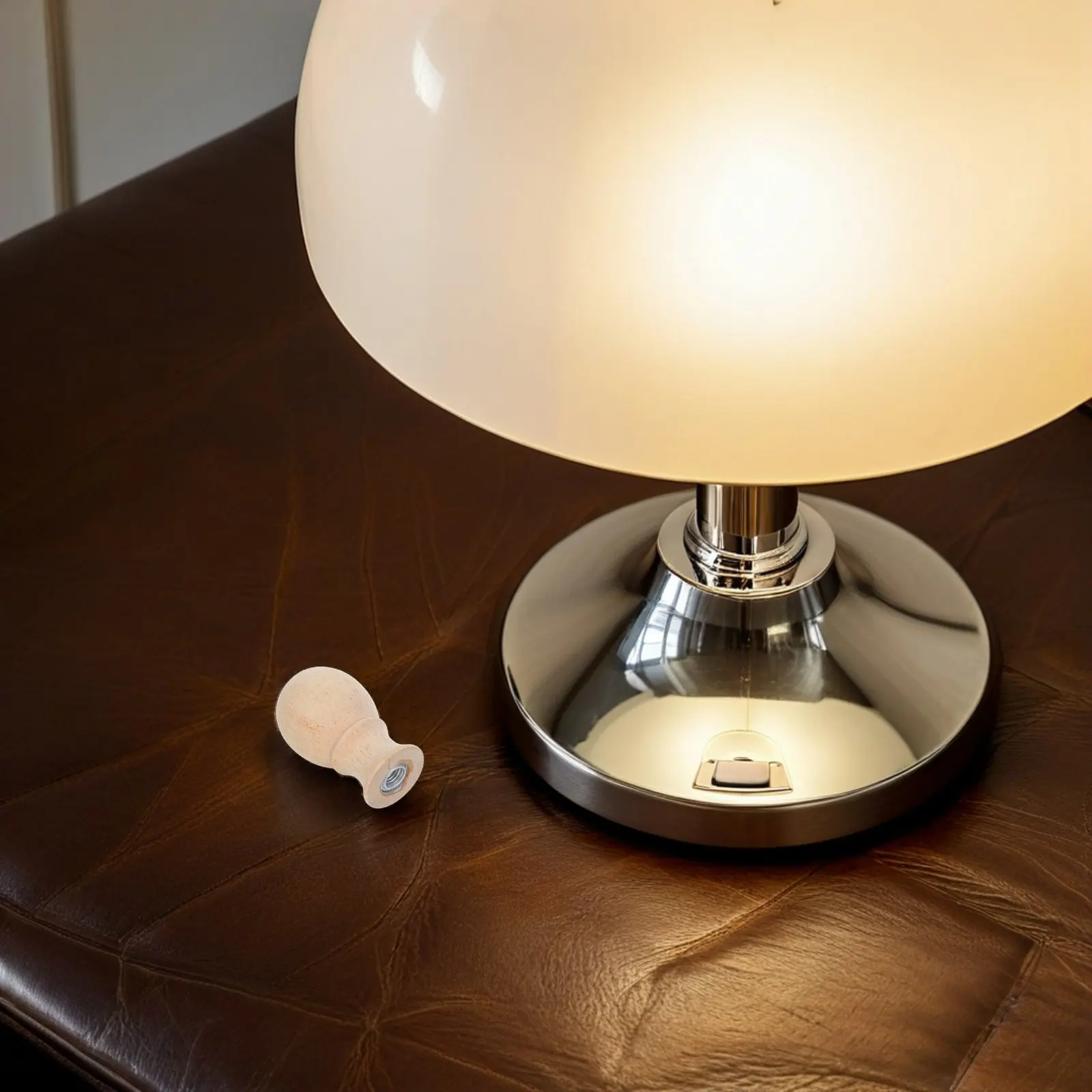 2Pcs Wood Ball Shaped Lamp Finial Cap Knob Smooth Craft Unpainted DIY Lamp Shade Harp Holder Accessories for Table Floor Lamps
2Pcs Wood Ball Shaped Lamp Finial Cap Knob Smooth Craft Unpainted DIY Lamp Shade Harp Holder Accessories for Table Floor Lamps