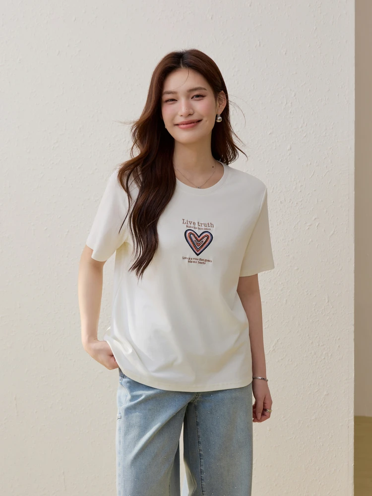 Anti-Aging Heart Pattern T-Shirt Casual round Neck Top for plus Size Women Summer New Style Comfortable Cotton Blend Short Sl...
Anti-Aging Heart Pattern T-Shirt Casual round Neck Top for plus Size Women Summer New Style Comfortable Cotton Blend Short Sl...