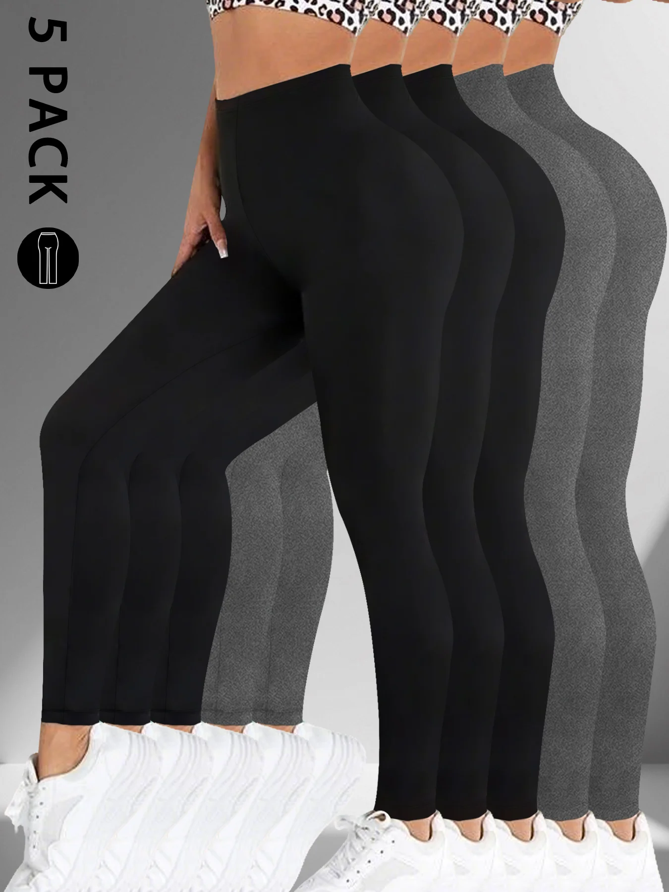5 pack Women'S Super Soft Leggings,High Stretchy No See Through Pants,for Casual Attire, All-Season
5 pack Women'S Super Soft Leggings,High Stretchy No See Through Pants,for Casual Attire, All-Season