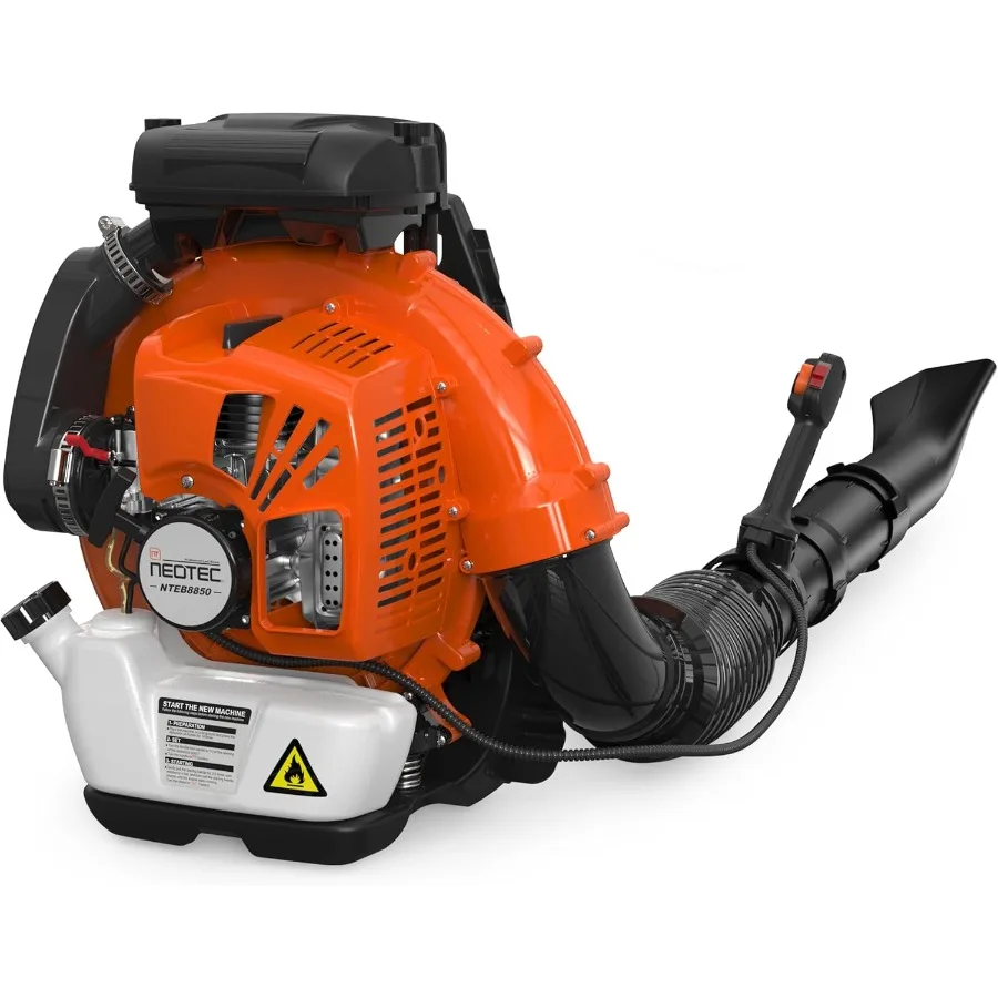 75.6cc Gas Leaf Blower Backpack with 847CFM Airflow 2-Cycle Engine Ergonomic Harness System 236 MPH Maximum Speed Low Vibration
75.6cc Gas Leaf Blower Backpack with 847CFM Airflow 2-Cycle Engine Ergonomic Harness System 236 MPH Maximum Speed Low Vibration
