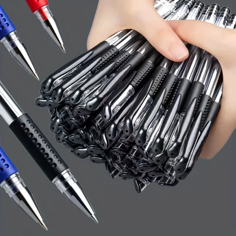 50pcs Gel Pens Set Black Blue Red Refill Gel Pen Bullet Tip 0.5mm School Office Supplies Stationery Kawaii Accessories Cute
50pcs Gel Pens Set Black Blue Red Refill Gel Pen Bullet Tip 0.5mm School Office Supplies Stationery Kawaii Accessories Cute