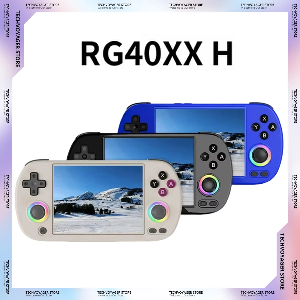 ANBERNIC RG40XX H 4.0 Inch IPS Screen Retro Game Consoles Handheld Game Console Video RG 40XX H 3200mAh Joystick RGB Lighting
ANBERNIC RG40XX H 4.0 Inch IPS Screen Retro Game Consoles Handheld Game Console Video RG 40XX H 3200mAh Joystick RGB Lighting