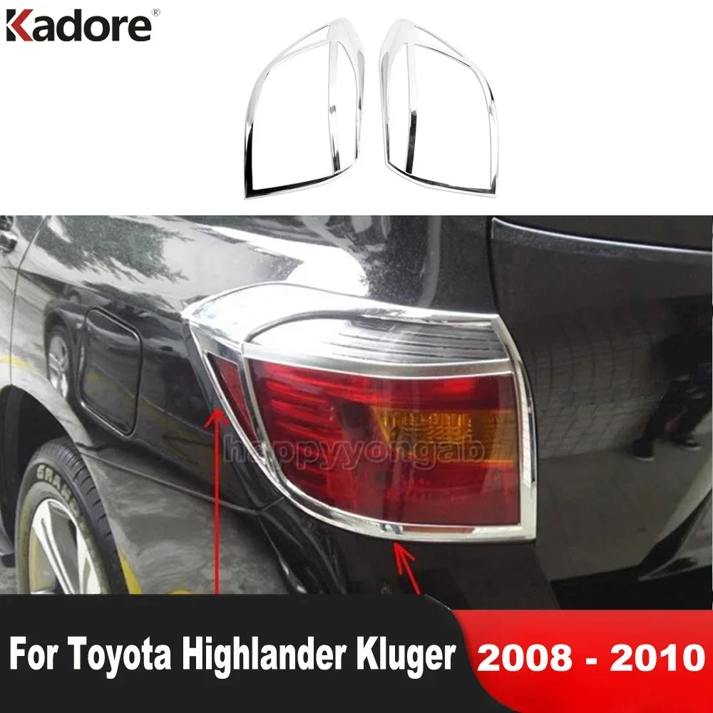 Rear Tail Light Lamp Cover Trim For Toyota Highlander Kluger 2008 2009 2010 Chrome Car Taillight Frame Garnish Trims Accessories
Rear Tail Light Lamp Cover Trim For Toyota Highlander Kluger 2008 2009 2010 Chrome Car Taillight Frame Garnish Trims Accessories