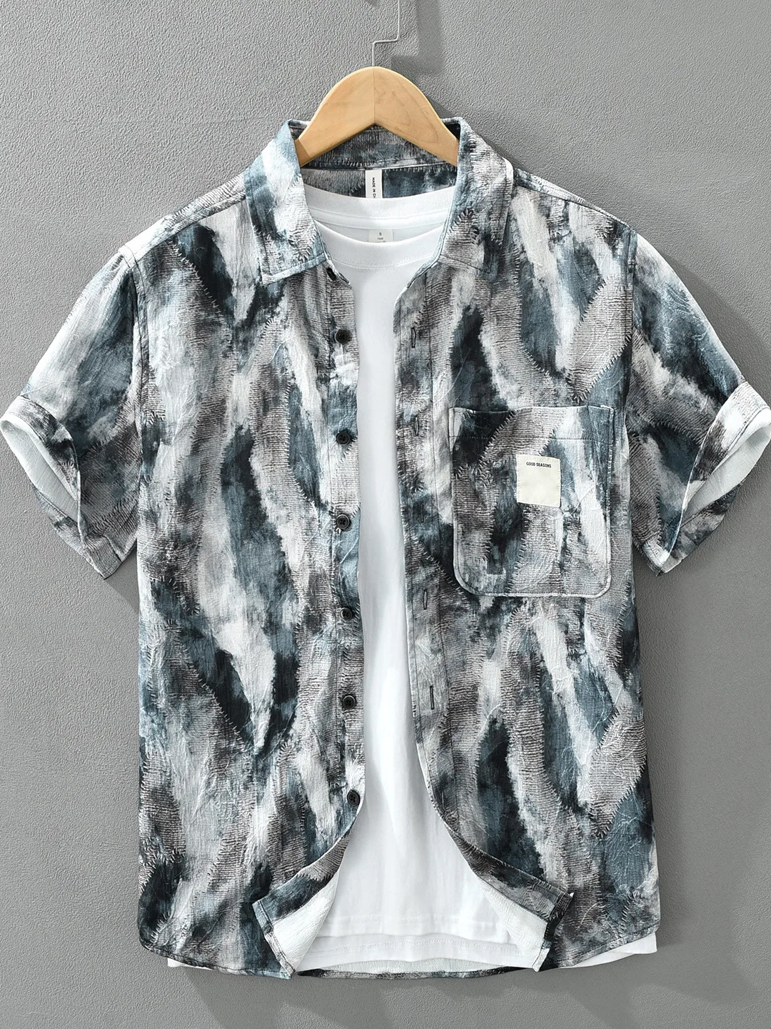 Men's Summer Long Sleeve Shirt Casual Silk Blend Breathable Trendy Design Lyocell Printed Street Style Loose Fit Button up
Men's Summer Long Sleeve Shirt Casual Silk Blend Breathable Trendy Design Lyocell Printed Street Style Loose Fit Button up