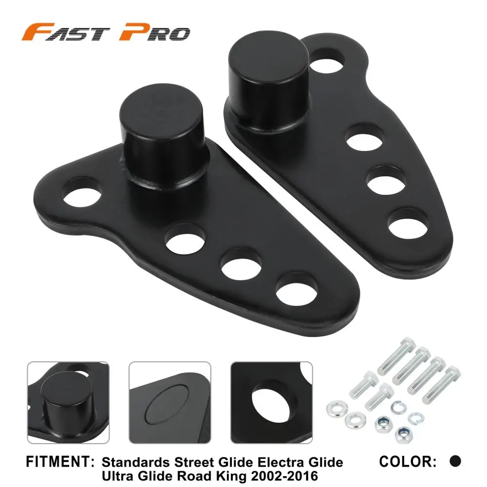 Motorcycle Accessories Shock Lowering Bracket Shock Kit For Harley Standards Street Glide Electra Ultra Glide Road King 02-16
Motorcycle Accessories Shock Lowering Bracket Shock Kit For Harley Standards Street Glide Electra Ultra Glide Road King 02-16