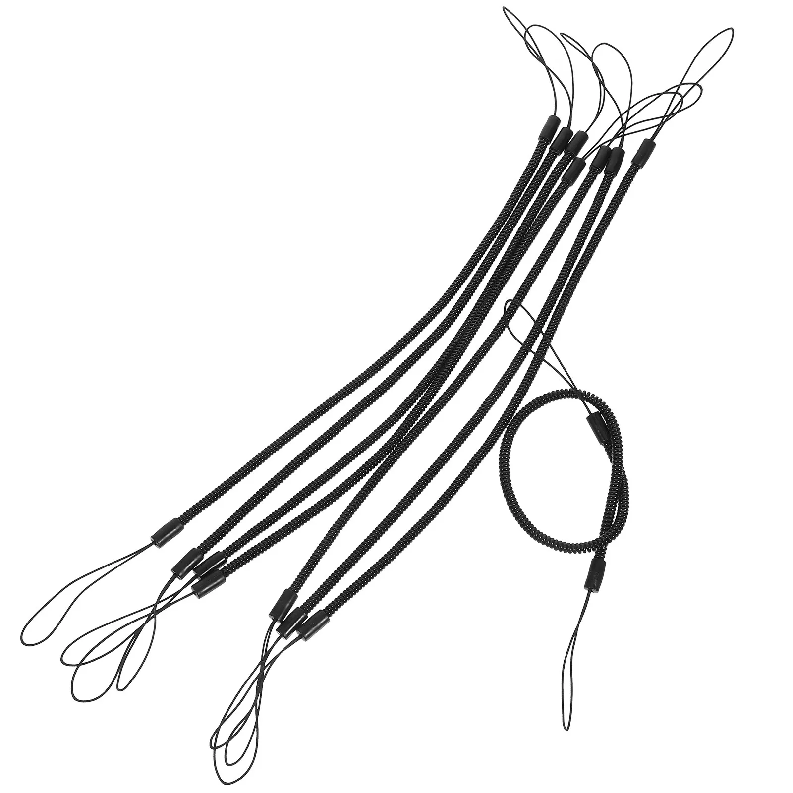 8Pcs Spring Pen Rope Anti Lost Stylus Pen Lanyard Strap Convenient Hanging Lanyard for Touchscreen Pens Anti Lost Rope