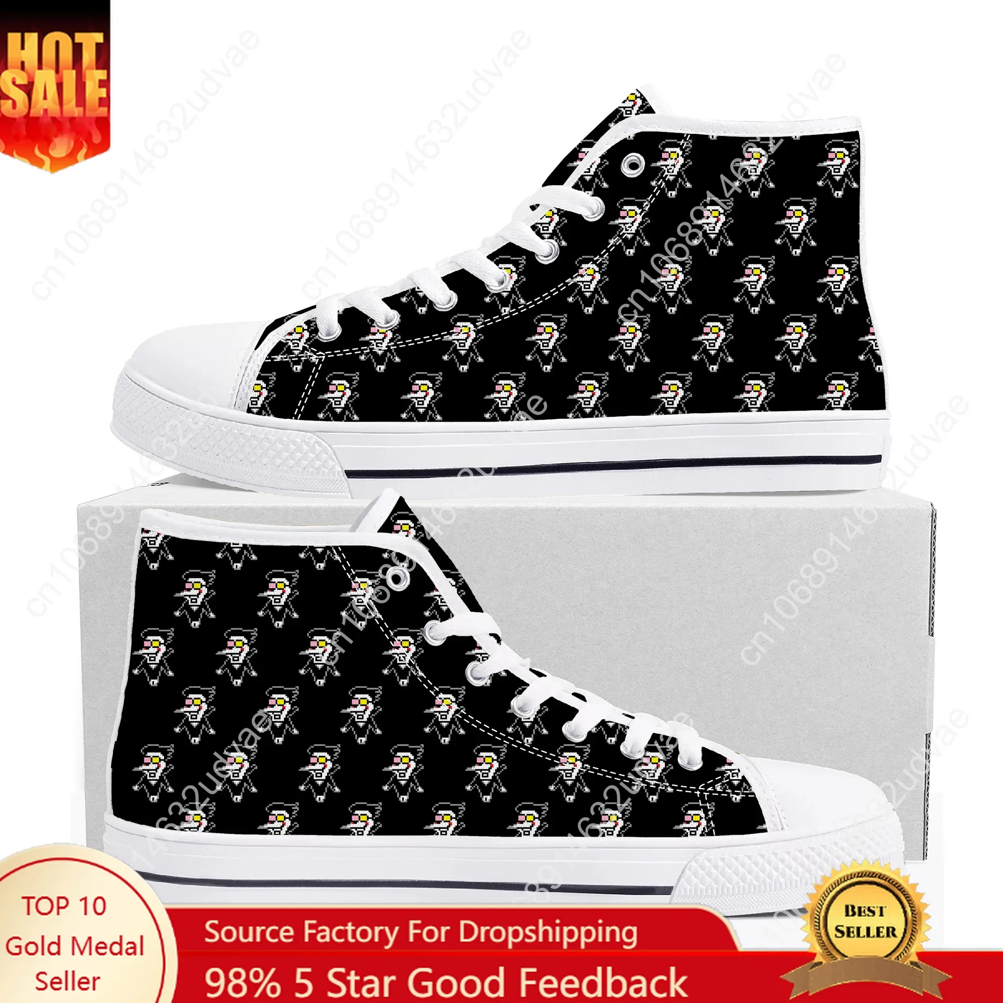 Deltarune Spamton Undertale High Top Sneakers Mens Womens Teenager Canvas Sneaker 3D Print Casual Couple Shoes Personalized Shoe
Deltarune Spamton Undertale High Top Sneakers Mens Womens Teenager Canvas Sneaker 3D Print Casual Couple Shoes Personalized Shoe