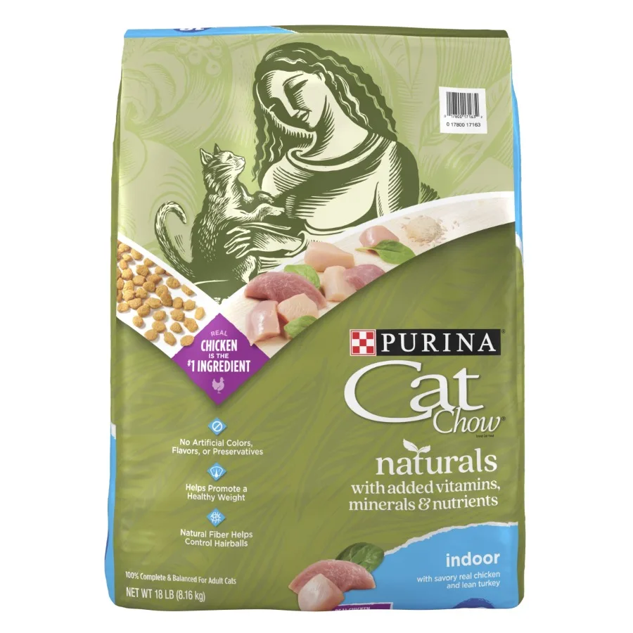 Сухой корм для кошек Purina Naturals Indoor с курицей и индейкой, 18 фунтов (8,16 кг)
Сухой корм для кошек Purina Naturals Indoor с курицей и индейкой, 18 фунтов (8,16 кг)