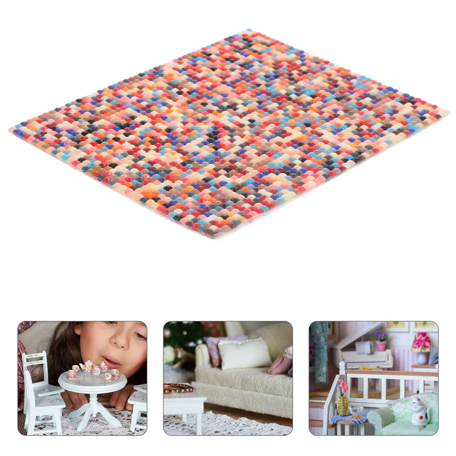 Peel and Stick Mini Bathroom Wallpaper Sheets for Dollhouse Decor Realistic Tile Texture Adhesive Wall Stickers for Mini House
Peel and Stick Mini Bathroom Wallpaper Sheets for Dollhouse Decor Realistic Tile Texture Adhesive Wall Stickers for Mini House