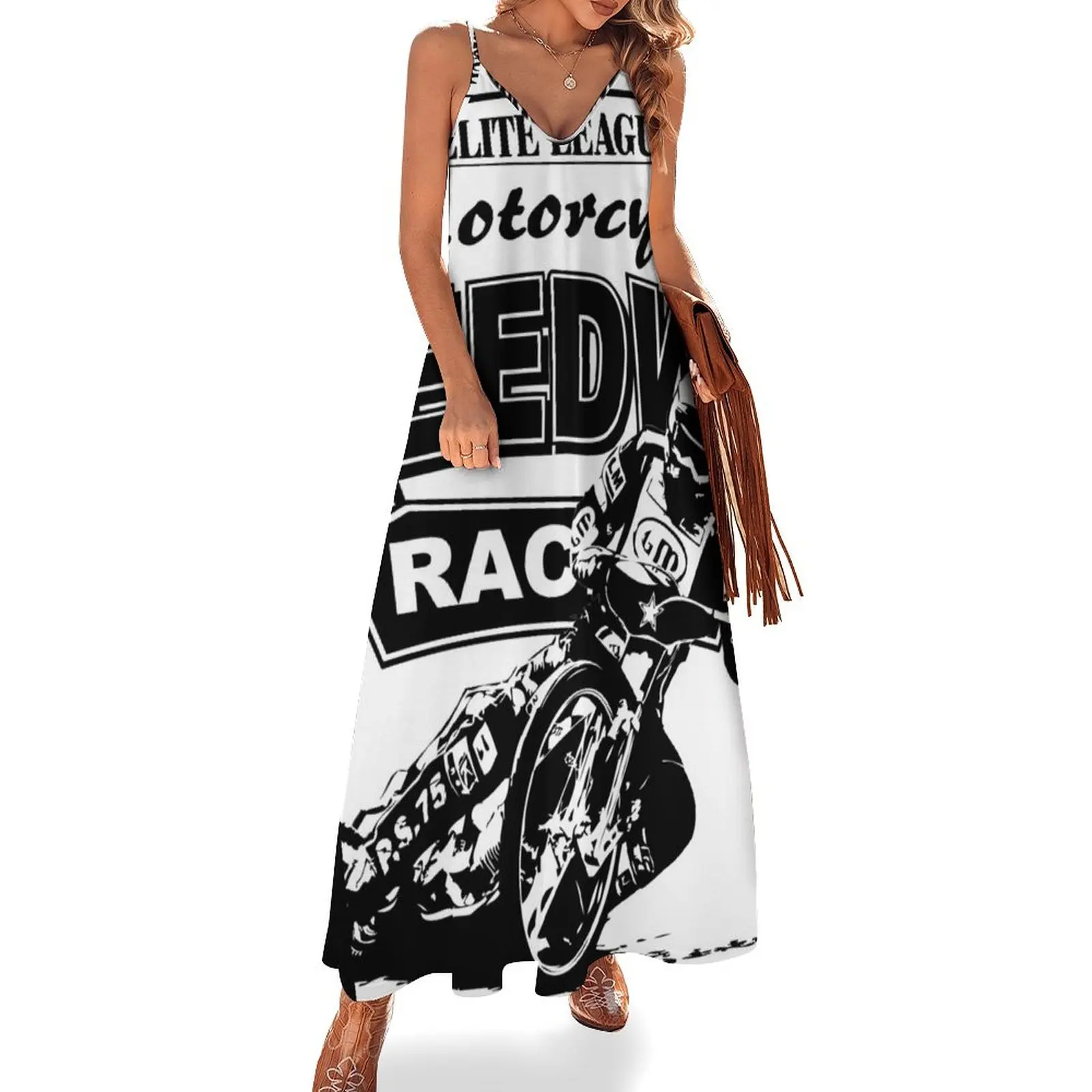 Speedway Racing Sleeveless Dress Woman fashion party dresses woman Dress vintage dress party night
Speedway Racing Sleeveless Dress Woman fashion party dresses woman Dress vintage dress party night