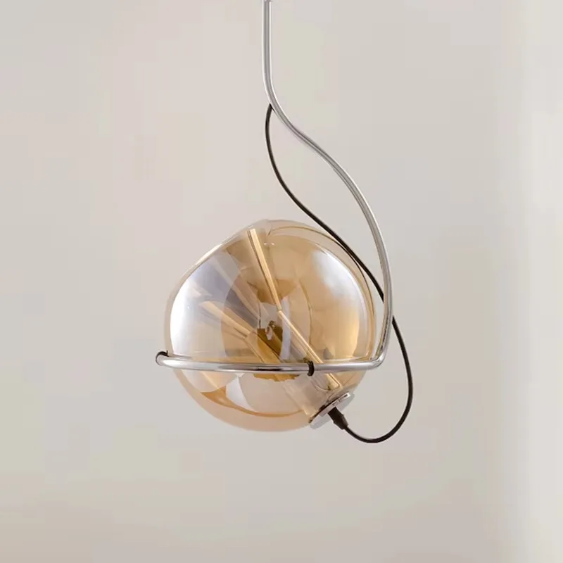 Янтарный круглый стеклянный подвесной светильник Bauhaus, винтажный американский ресторан Ristorante Hot Pot Regolabile, люстра, светодиодная лампа, блеск
Янтарный круглый стеклянный подвесной светильник Bauhaus, винтажный американский ресторан Ristorante Hot Pot Regolabile, люстра, светодиодная лампа, блеск