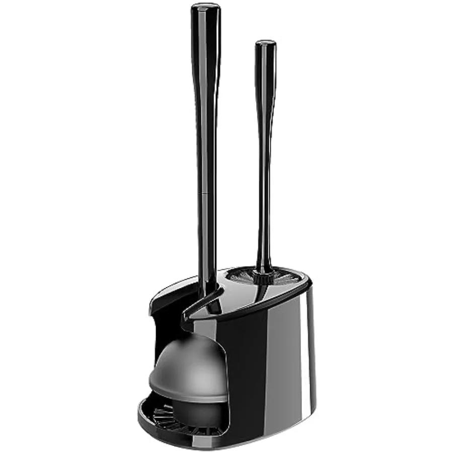 Toilet Plunger and Bowl Brush with Holder, Heavy Duty Toilet Brush and Plunger Set for Bathroom Cleaning,,1 Set
Toilet Plunger and Bowl Brush with Holder, Heavy Duty Toilet Brush and Plunger Set for Bathroom Cleaning,,1 Set
