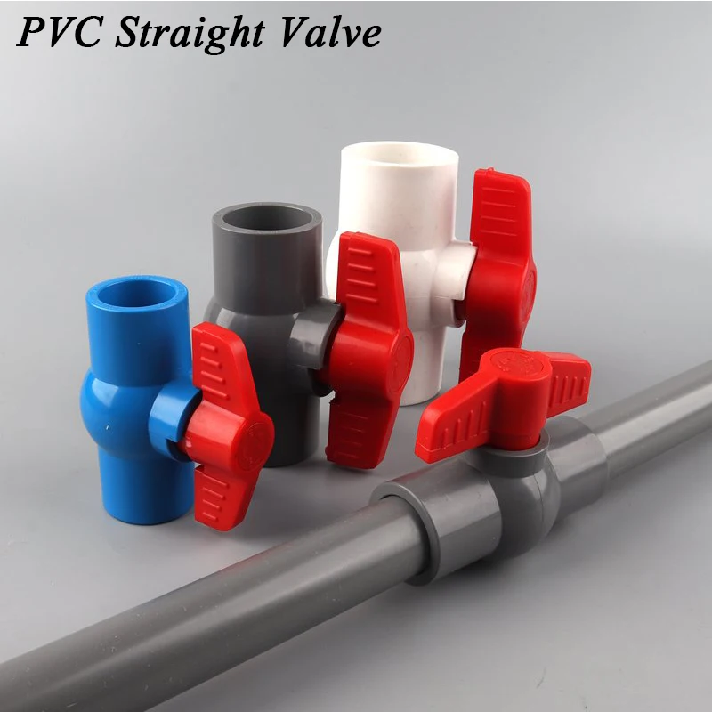 10Pcs 20 25 32 40 50mm PVC Pipe Socket Valve Connector Agricultural irrigation Tube Straight Ball Valve Garden Water Pipe Joints
10Pcs 20 25 32 40 50mm PVC Pipe Socket Valve Connector Agricultural irrigation Tube Straight Ball Valve Garden Water Pipe Joints