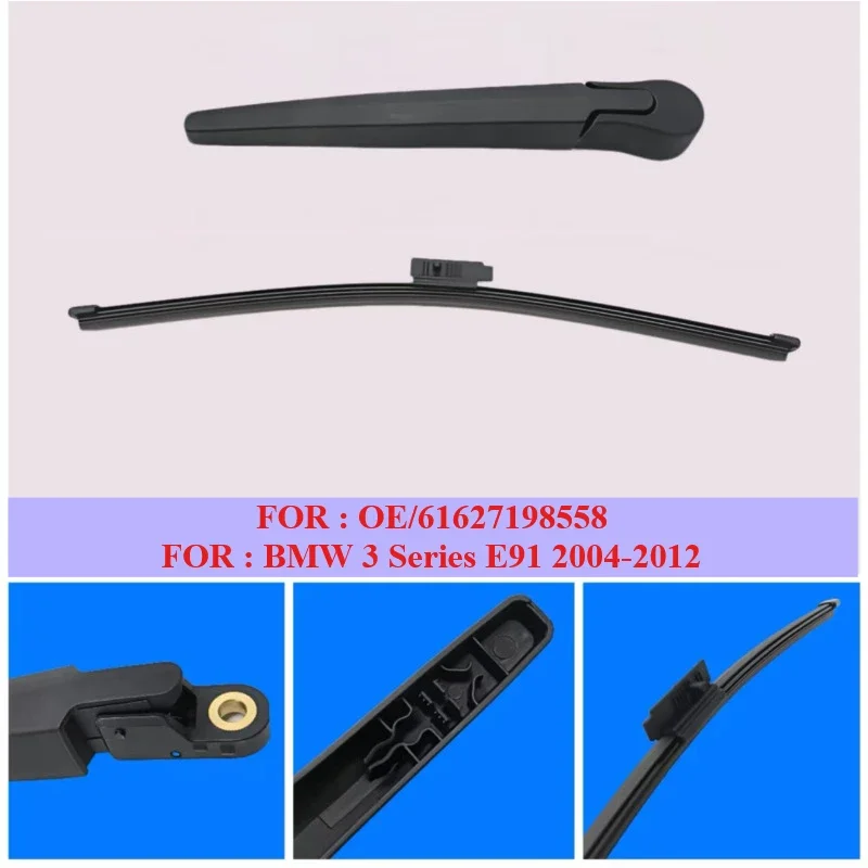 61627198558 High Quality Rear Wiper Arm Set - Back Windshield Wiper Arm Blade Set For BMW 3 Series E91 04-2012 Car Replac Parts
61627198558 High Quality Rear Wiper Arm Set - Back Windshield Wiper Arm Blade Set For BMW 3 Series E91 04-2012 Car Replac Parts