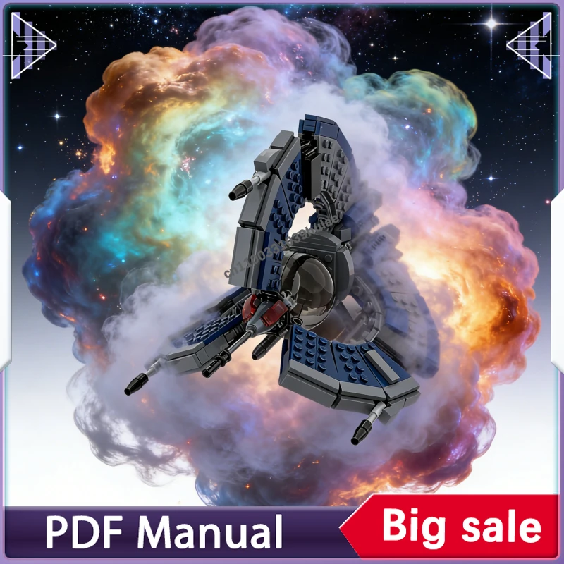 Modern Fighter Style MOC Building Blocks, Sci-Fi Combat Plane Model Kit for Building Lovers and Showcase
Modern Fighter Style MOC Building Blocks, Sci-Fi Combat Plane Model Kit for Building Lovers and Showcase