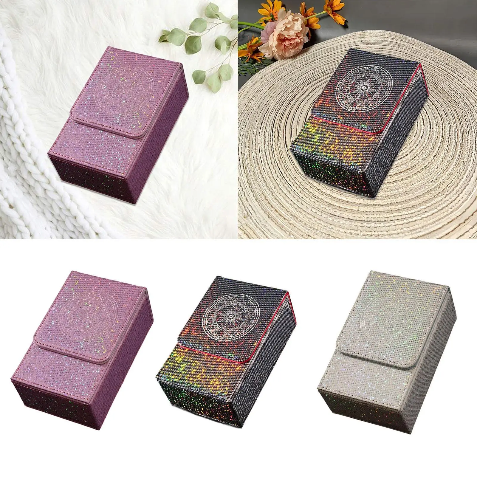 Tarots Card Storage Box Stylish Collection Universal Portable Large Capacity Container Playing Cards Board Game Card Sleeve
Tarots Card Storage Box Stylish Collection Universal Portable Large Capacity Container Playing Cards Board Game Card Sleeve
