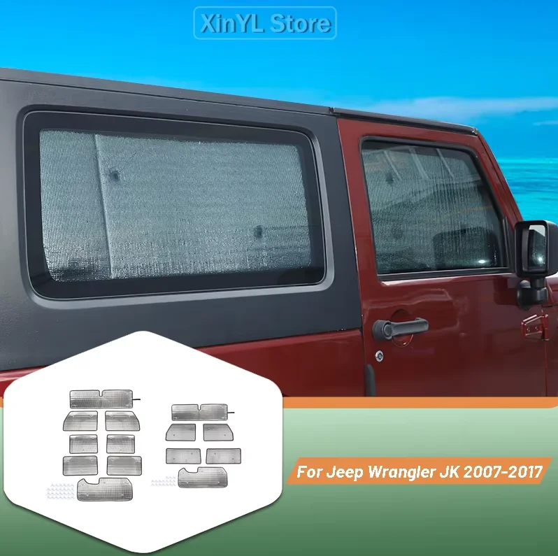 Car Front Windshield Sunshade For Jeep Wrangler JK 2007-2017 Visor Window Sun Solar UV Rays Protector Cover Accessories
Car Front Windshield Sunshade For Jeep Wrangler JK 2007-2017 Visor Window Sun Solar UV Rays Protector Cover Accessories