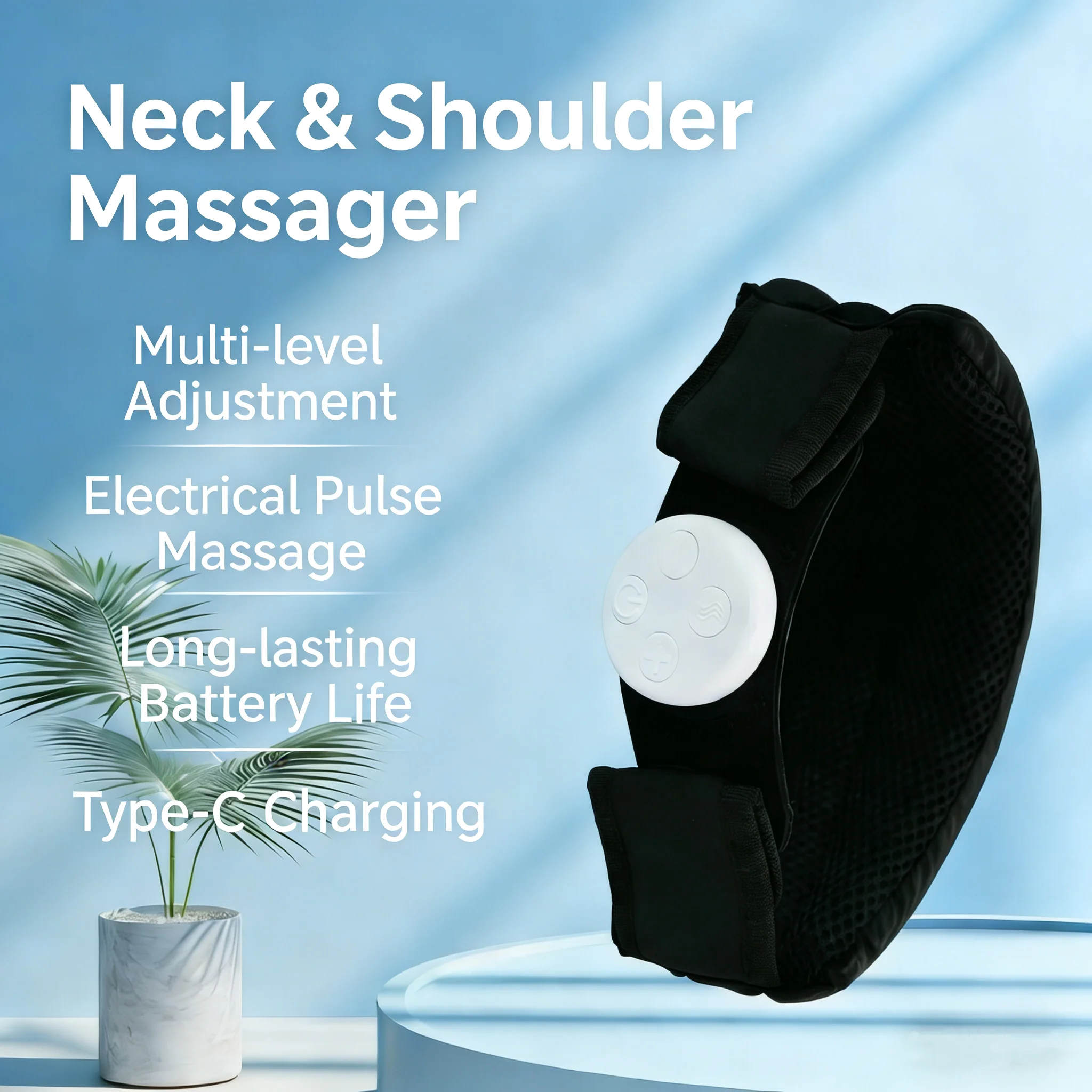 Cervical neck massage device, neck brace for smartphone users, hot compress therapy, neck care device
Cervical neck massage device, neck brace for smartphone users, hot compress therapy, neck care device