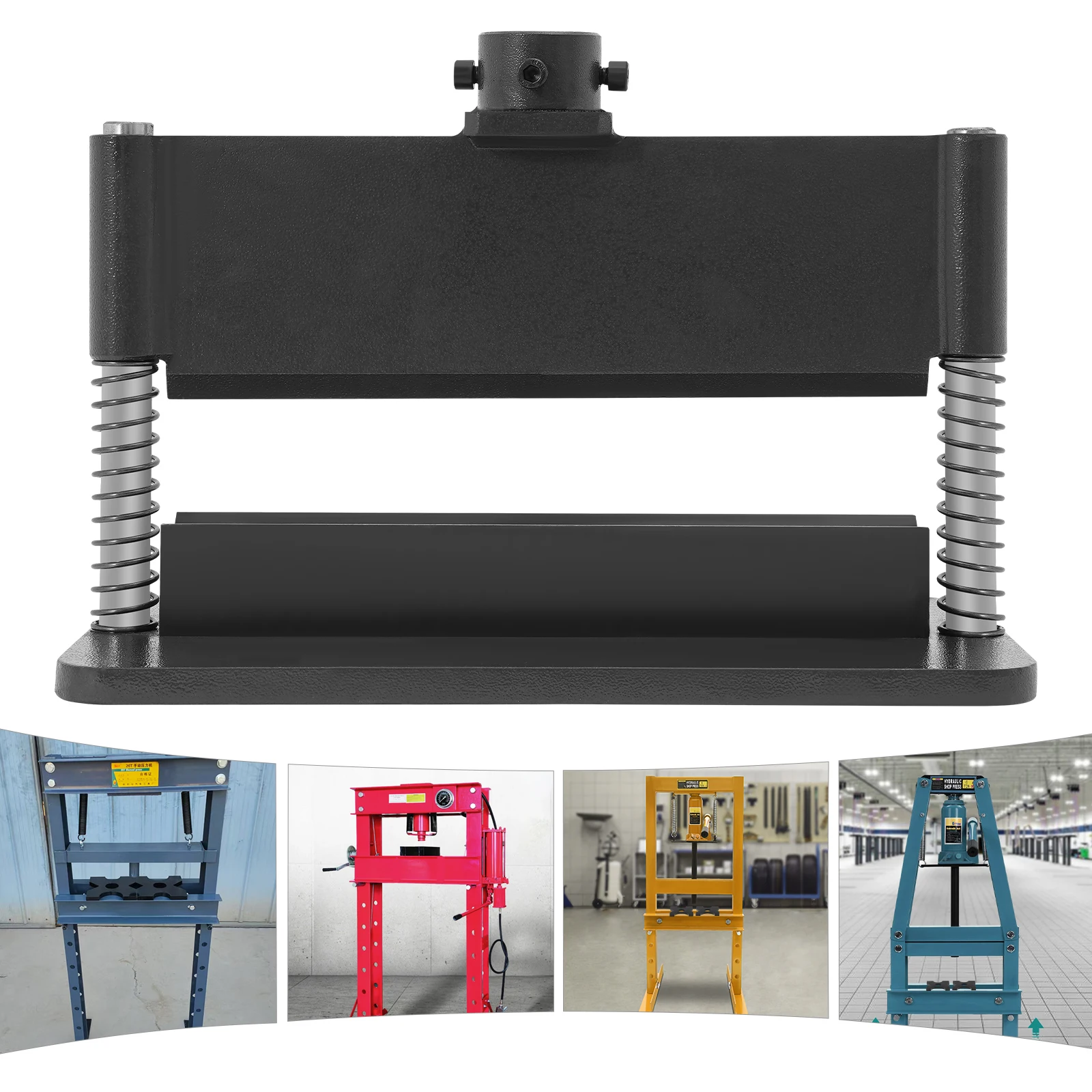 12inch Press Brake Attachment Dual Spring Design 90° Bending Angle for 12 or 20-ton Hydraulic Shop Presses
12inch Press Brake Attachment Dual Spring Design 90° Bending Angle for 12 or 20-ton Hydraulic Shop Presses