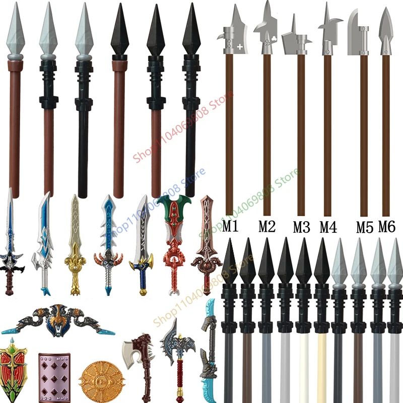 Medieval Military Soldier Figures Accessories Building Blocks Legion Knight Sword Shield Axe Rack Mini Model Brick Gift Toy N05
Medieval Military Soldier Figures Accessories Building Blocks Legion Knight Sword Shield Axe Rack Mini Model Brick Gift Toy N05