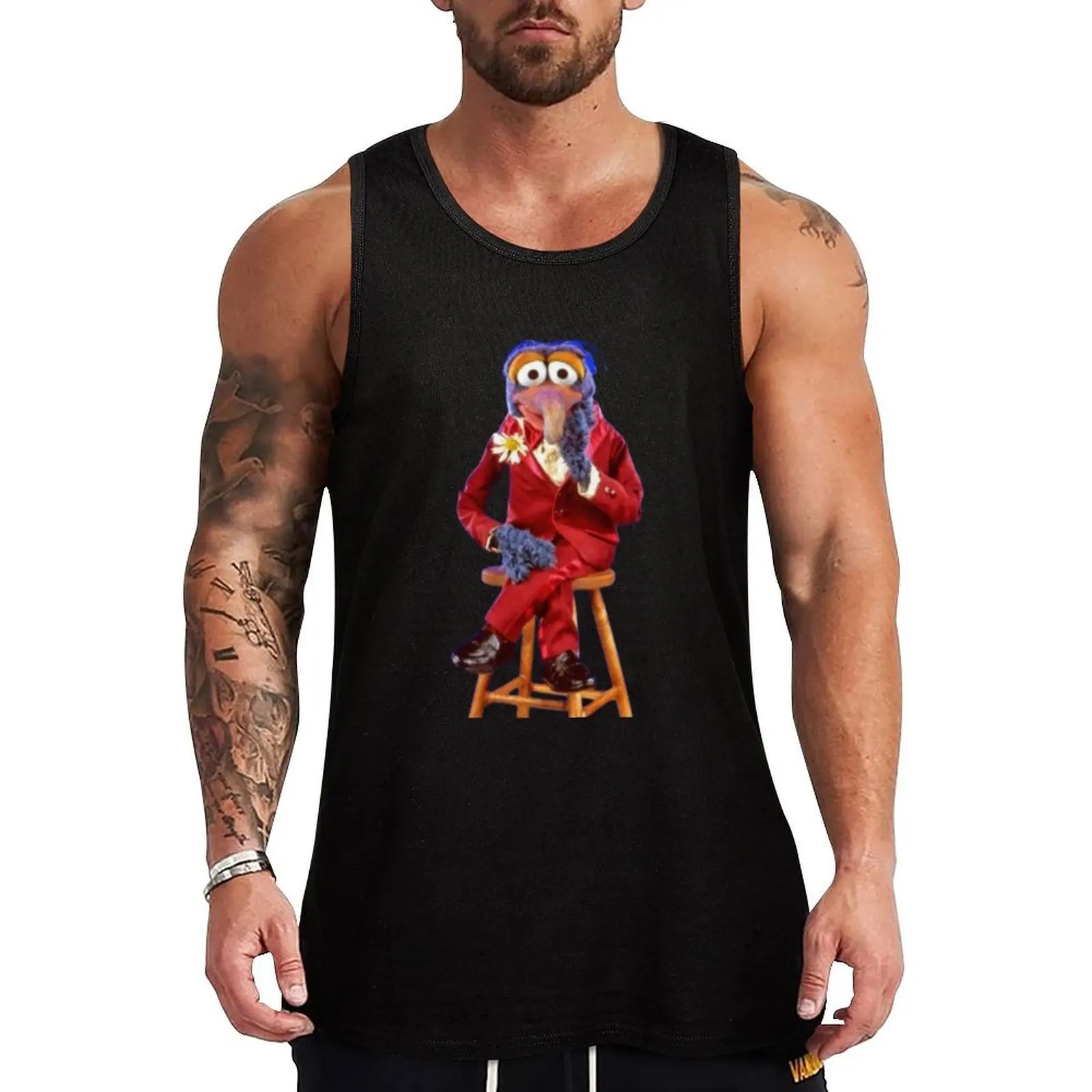 Gonzo muppet Tank Top sleeveless shirt man gym Men's cotton t-shirt Vest male Sportswear for men
Gonzo muppet Tank Top sleeveless shirt man gym Men's cotton t-shirt Vest male Sportswear for men