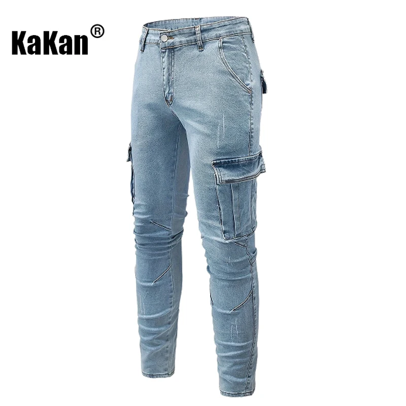 Kakan - New Men's Small Leggings Elastic Multi Pocket Jeans, Y2k Clothes Slim and Slim Jeans, Jeans Man Brand
Kakan - New Men's Small Leggings Elastic Multi Pocket Jeans, Y2k Clothes Slim and Slim Jeans, Jeans Man Brand
