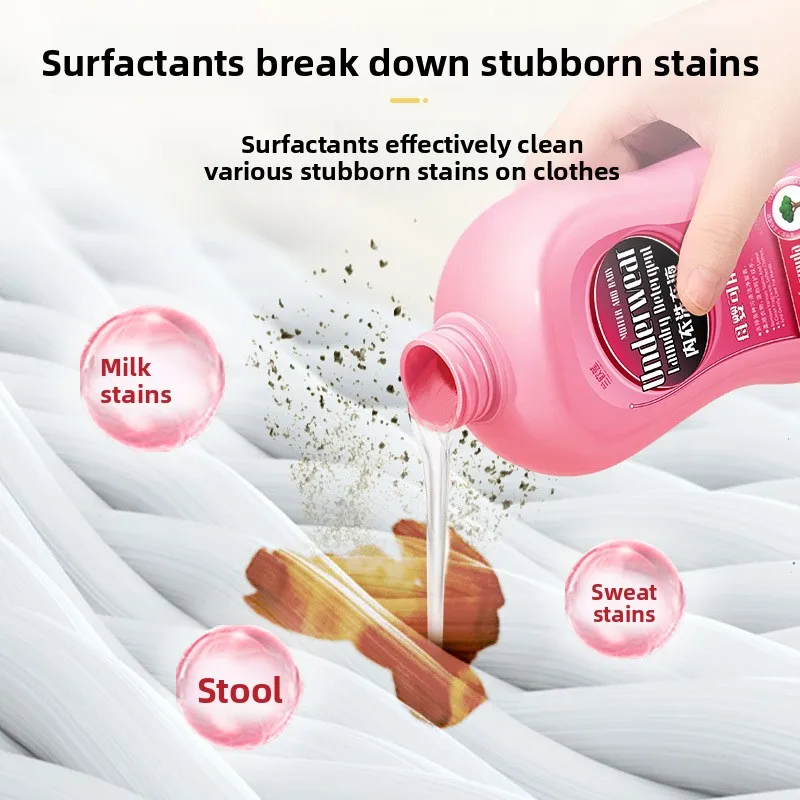 Underwear laundry detergent is a specialized liquid for removing blood stains, odors, and fragrances while washing underwear
Underwear laundry detergent is a specialized liquid for removing blood stains, odors, and fragrances while washing underwear