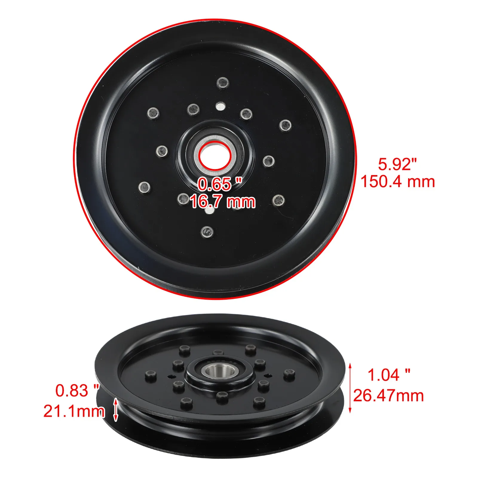 AM143737 Lawn Mower Deck Pulley for Z225 Z235 Z245 Z255 Z355E Z425 Z435 Z445 LT190 Reliable Performance Guaranteed 
AM143737 Lawn Mower Deck Pulley for Z225 Z235 Z245 Z255 Z355E Z425 Z435 Z445 LT190 Reliable Performance Guaranteed