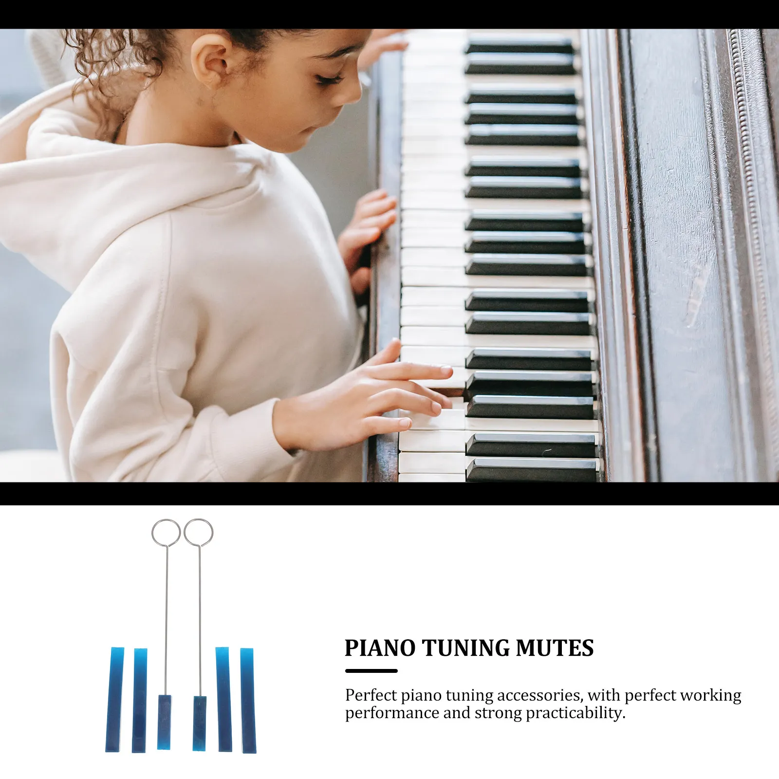 6pcs Blue Rubber Piano Tuning Mutes Tools Wedge Gaps Strings Accessories Practical Beginners Teachers Professional Keyboard
6pcs Blue Rubber Piano Tuning Mutes Tools Wedge Gaps Strings Accessories Practical Beginners Teachers Professional Keyboard