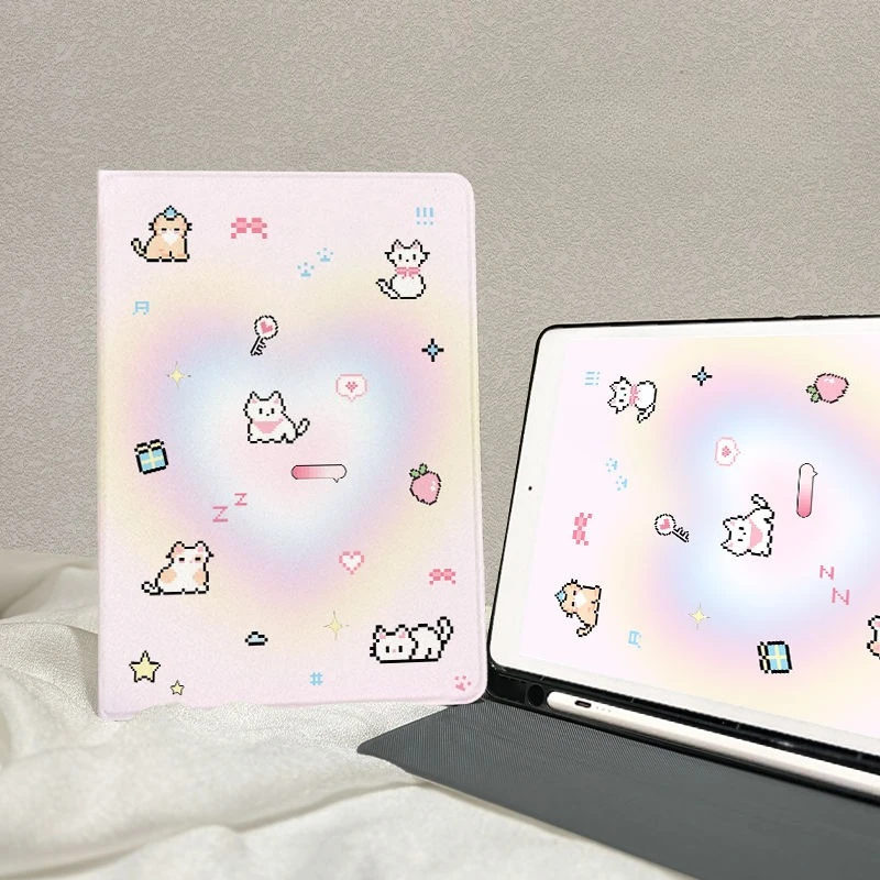 Flip Smart Cover for Ipad Case 10th Generation Pro 11 2020 IPad Air 4/5 2022 Case 10.2 9th 8th 7th Air 2/3 10.5 Pixel Cat
Flip Smart Cover for Ipad Case 10th Generation Pro 11 2020 IPad Air 4/5 2022 Case 10.2 9th 8th 7th Air 2/3 10.5 Pixel Cat