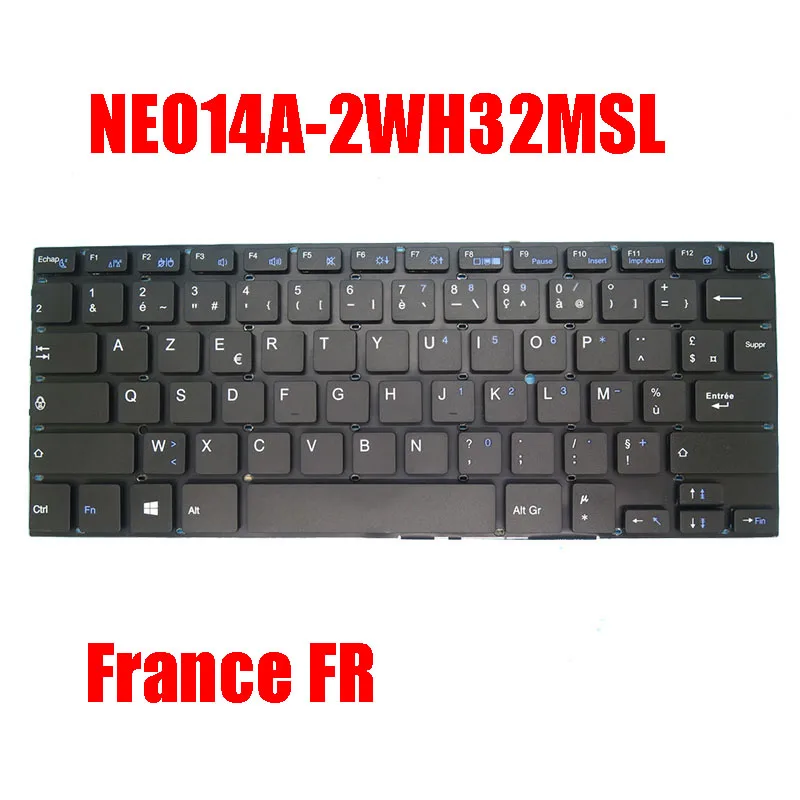 Клавиатура для ноутбука Thomson NEO14A NEO14A-4SL64 NEO14A-4WH64 NEO14A-4SL-O NEO14A-2WH32MSL черная без рамки Франция FR
Клавиатура для ноутбука Thomson NEO14A NEO14A-4SL64 NEO14A-4WH64 NEO14A-4SL-O NEO14A-2WH32MSL черная без рамки Франция FR