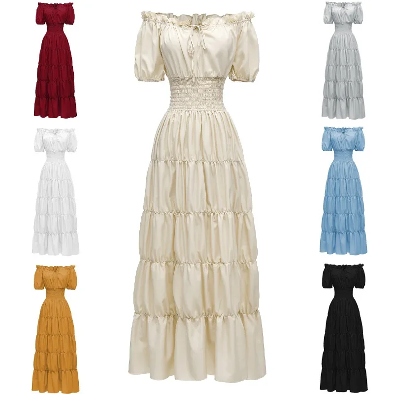 Халат Ренессанс du Moyen Âge pour Femme, Костюм Scene d'Halloween, Vêtements Rétro
Халат Ренессанс du Moyen Âge pour Femme, Костюм Scene d'Halloween, Vêtements Rétro