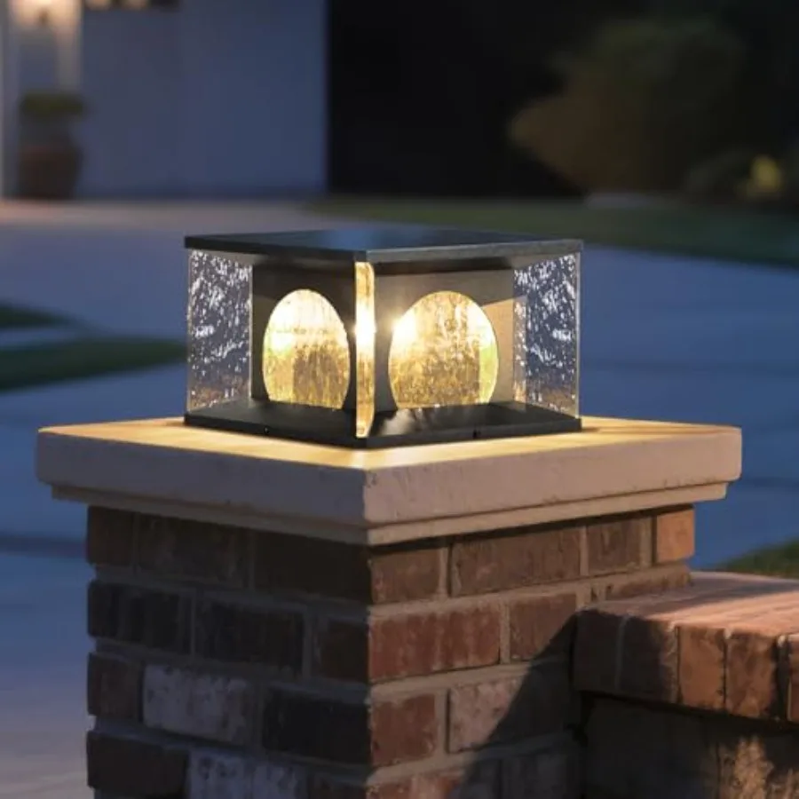 Solar Post Lights 11.8 Pillar Light Outdoor Waterproof Column Lighting Outside 3000K E26 LED Bulb Modern Lantern Dusk to Dawn D
Solar Post Lights 11.8 Pillar Light Outdoor Waterproof Column Lighting Outside 3000K E26 LED Bulb Modern Lantern Dusk to Dawn D