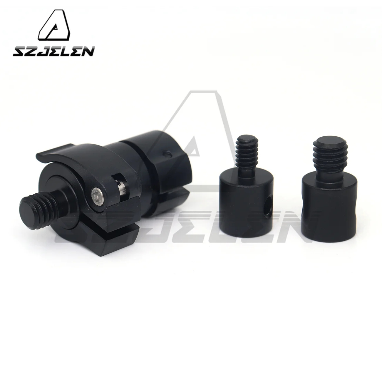 Быстросъемный аксессуар для записывающего микрофона на объектах с винтами 1/4 "и 3/8".
Быстросъемный аксессуар для записывающего микрофона на объектах с винтами 1/4 "и 3/8".