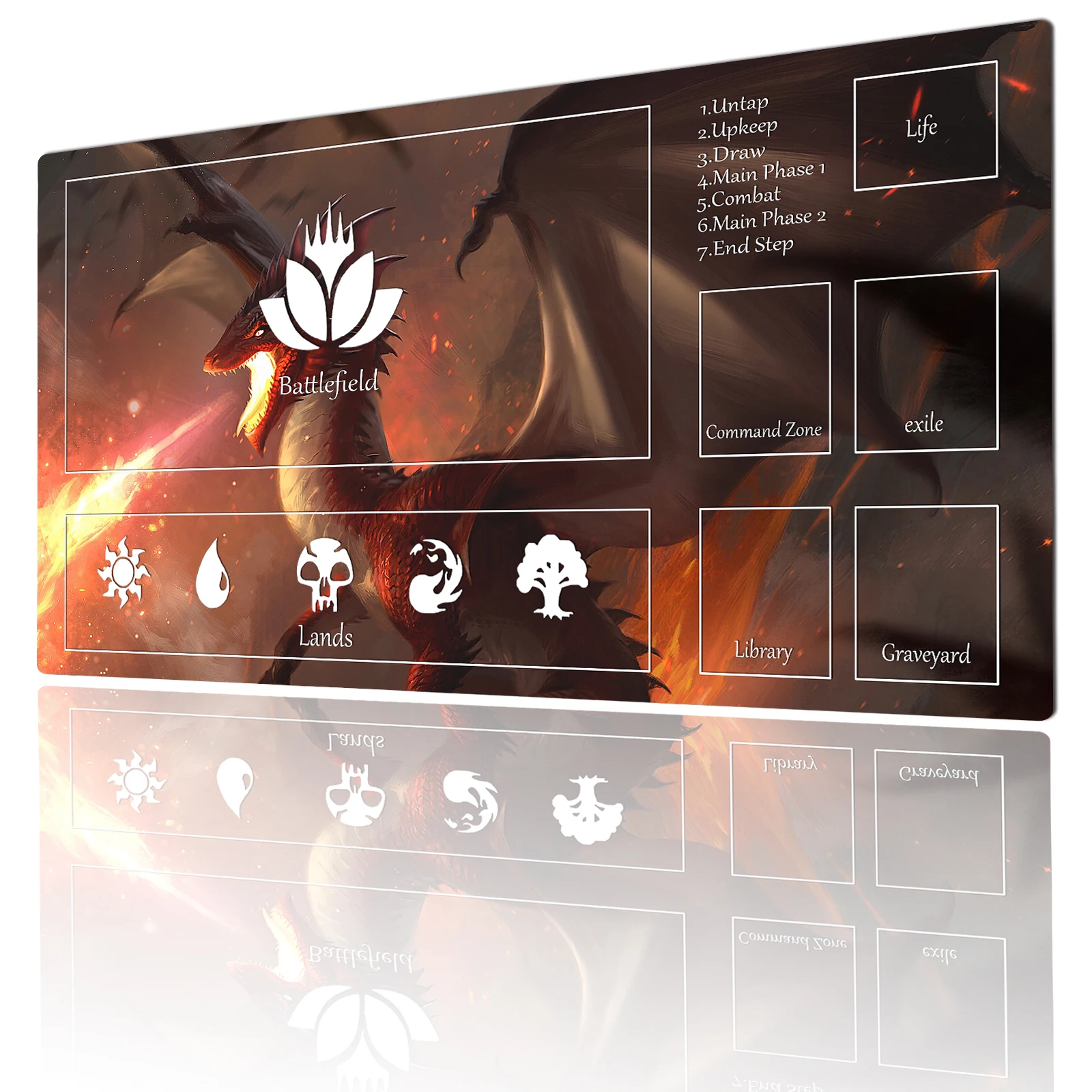 Magic Trade Card Battle Gaming mats playmat dragon anime mousepad pc accessories rubber anti-slip suitable for work and game
Magic Trade Card Battle Gaming mats playmat dragon anime mousepad pc accessories rubber anti-slip suitable for work and game