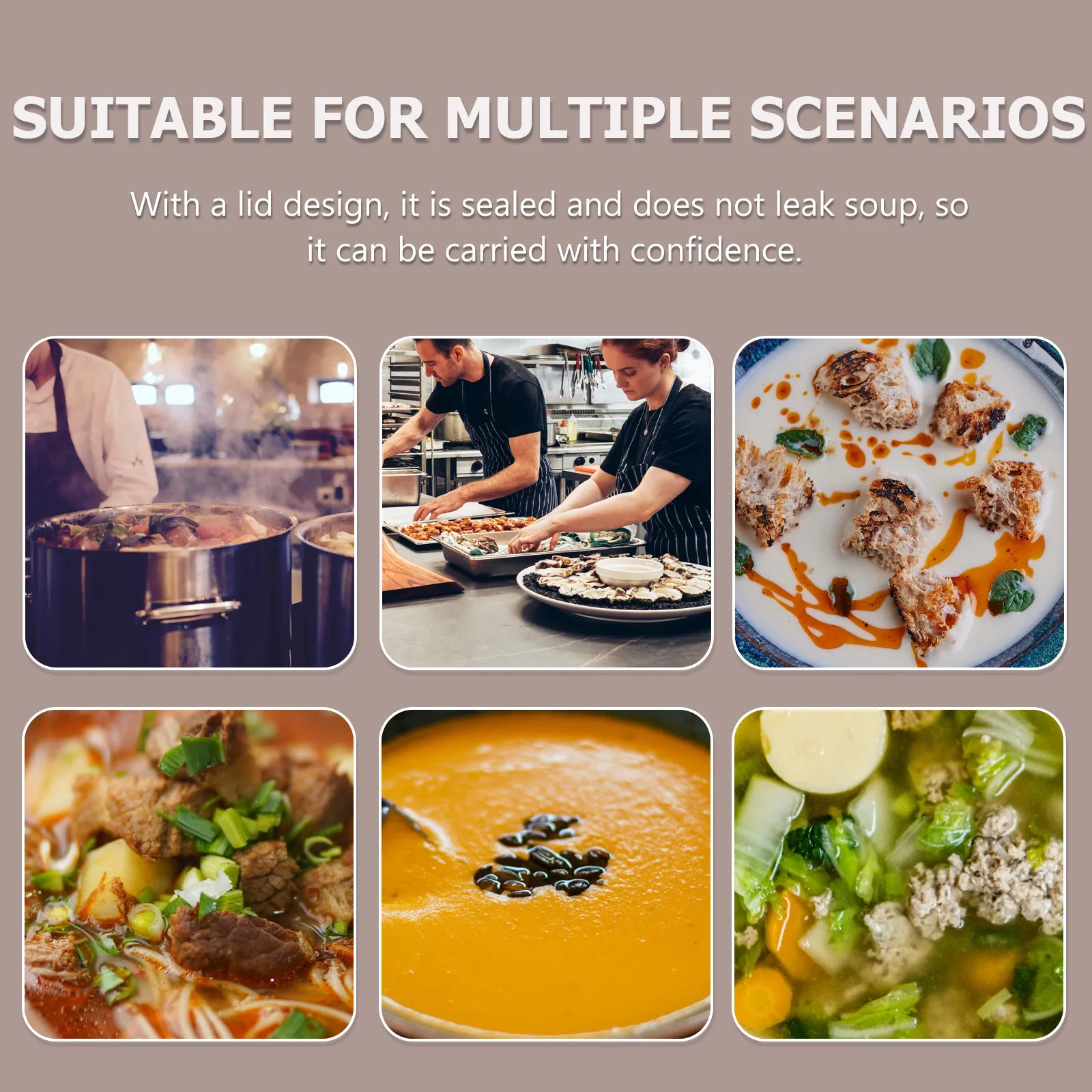 1Set Insulated Porridge Cup Stainless Steel Food Grade Material Leak Proof Lid Compact Design Breakfast Container
1Set Insulated Porridge Cup Stainless Steel Food Grade Material Leak Proof Lid Compact Design Breakfast Container