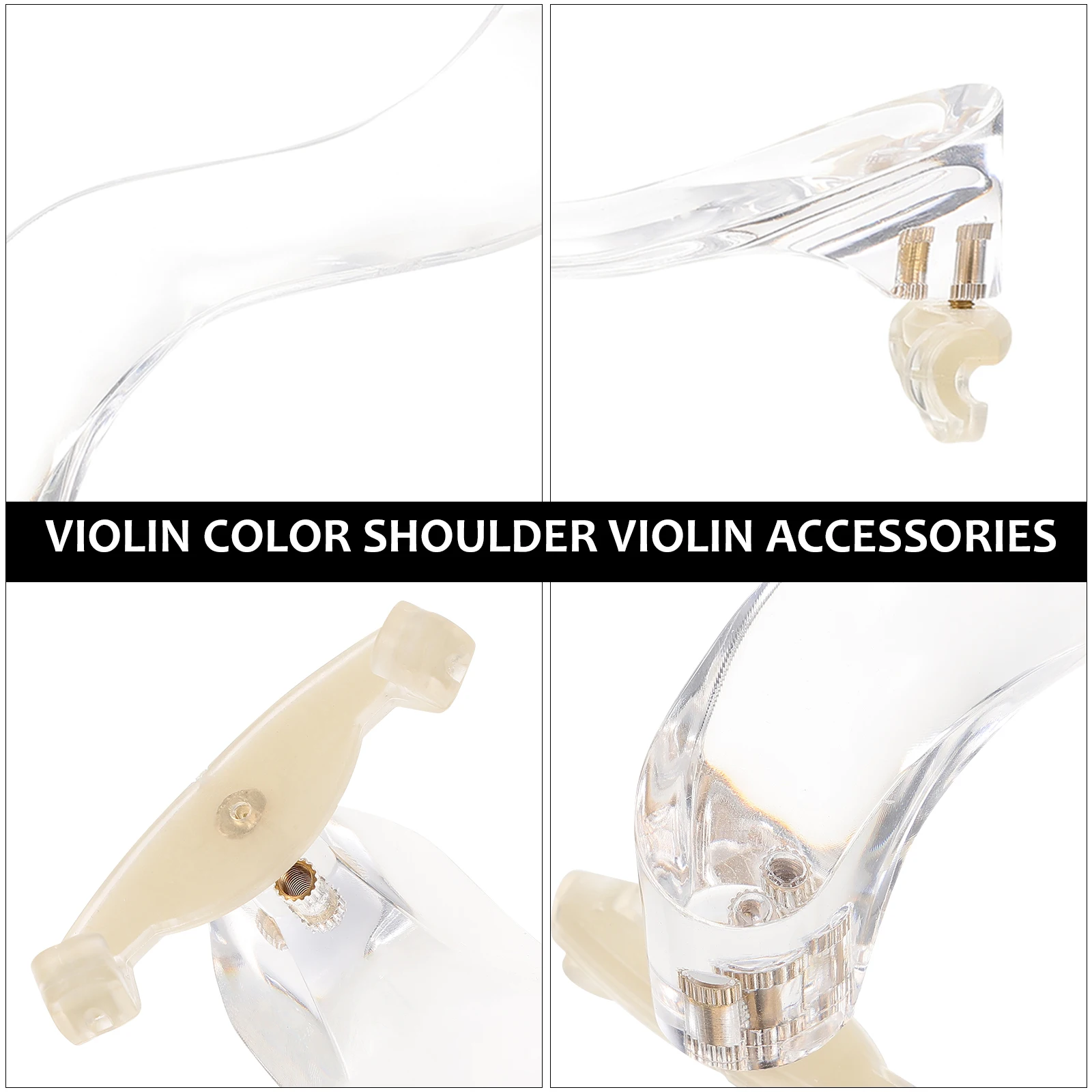 Violin Shoulder Rest Acrylic Pad High Quality Portable White Holder Fine Material Musical Instrument Accessory Shoulder Support
Violin Shoulder Rest Acrylic Pad High Quality Portable White Holder Fine Material Musical Instrument Accessory Shoulder Support