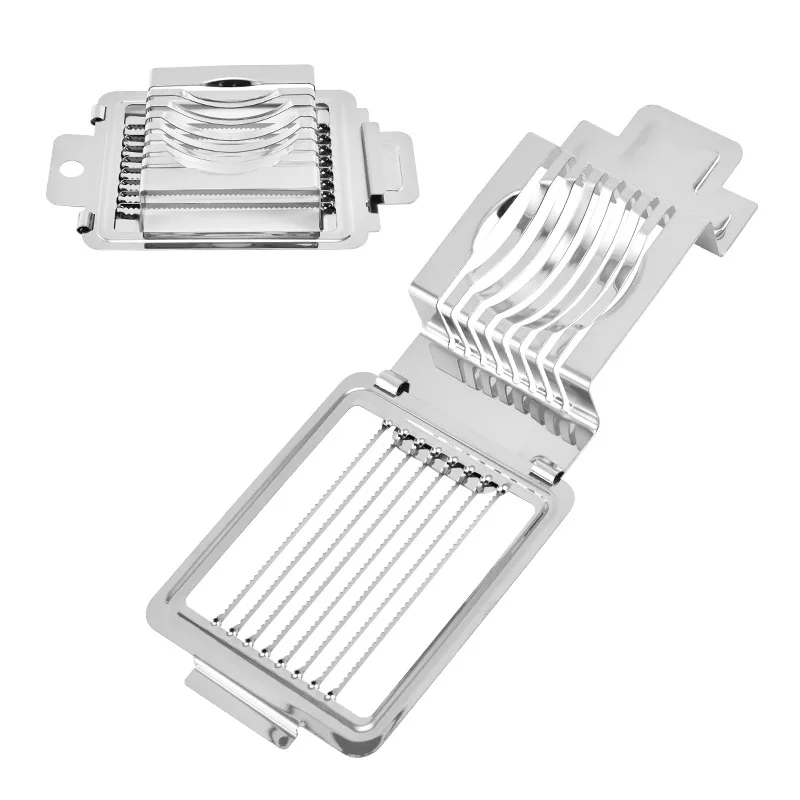 Stainless Steel Egg Cutter Boilded Egg Slicer Sectioner Cutter Mold Flower-Shape Luncheon Meat Cutter Kitchen Accessories
Stainless Steel Egg Cutter Boilded Egg Slicer Sectioner Cutter Mold Flower-Shape Luncheon Meat Cutter Kitchen Accessories