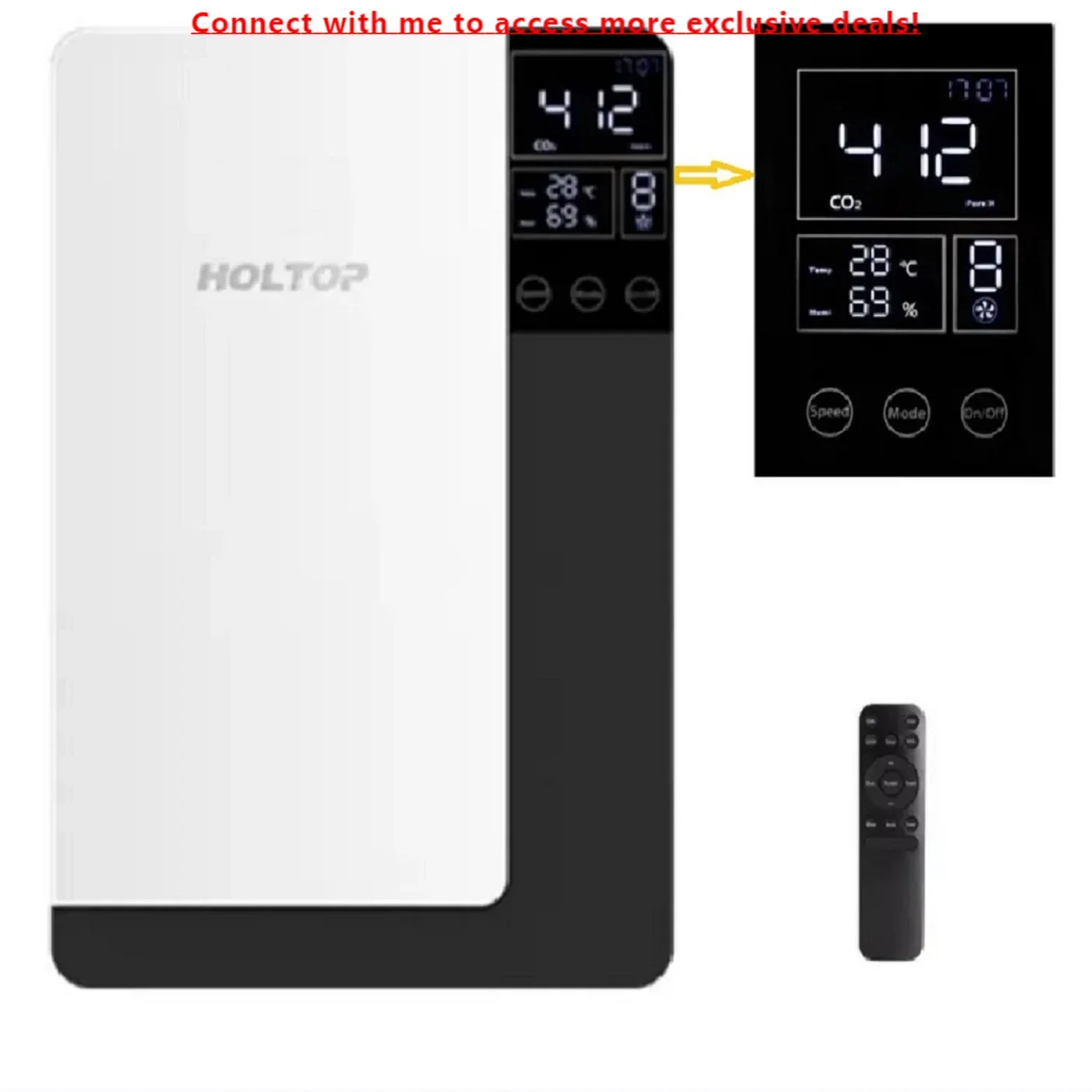 Holtop Factory Price Single Room Wall Mounted ERV HEPA Filter WIFI Function CO2 Sensor Ventilation System With Heat Recovery
Holtop Factory Price Single Room Wall Mounted ERV HEPA Filter WIFI Function CO2 Sensor Ventilation System With Heat Recovery