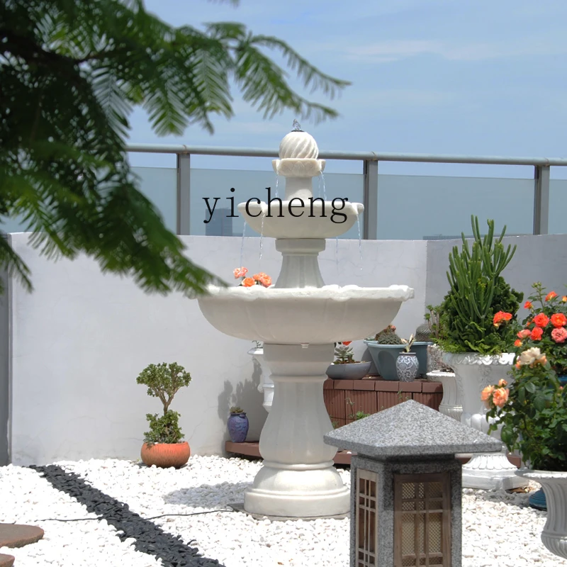 XL large-scale solar water fountain ornament, landscaping layout, wishing pool circulating water feng shui
XL large-scale solar water fountain ornament, landscaping layout, wishing pool circulating water feng shui