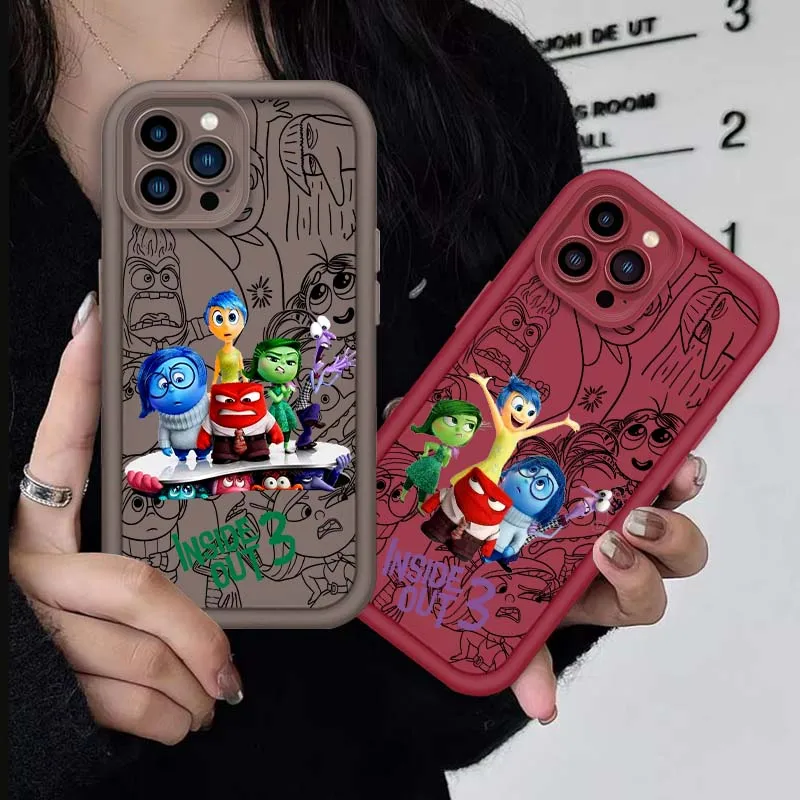 Disney Inside Out2 For Apple iPhone 16 15 14 13 12 11 Pro Max Plus Eye Ladder Soft TPU Silicone Cover
Disney Inside Out2 For Apple iPhone 16 15 14 13 12 11 Pro Max Plus Eye Ladder Soft TPU Silicone Cover