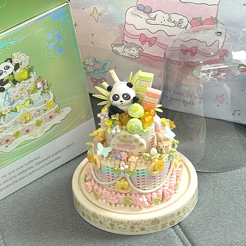 Универсальный конструктор «Панда» для сборки торта на день рождения, игрушка-конструктор с стеклянным куполом, подарок ручной работы для друзей на день рождения
Универсальный конструктор «Панда» для сборки торта на день рождения, игрушка-конструктор с стеклянным куполом, подарок ручной работы для друзей на день рождения