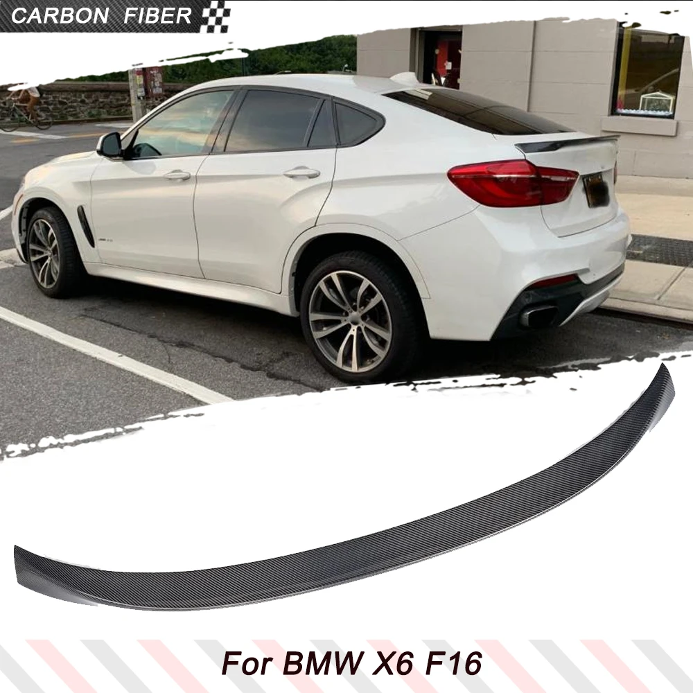 Carbon Fiber Car Rear Trunk Racing Spoiler Lip Wing Boot Lip for BMW X6 F16 2015-2018 Car Rear Trunk Spoiler Boot Lip Wing
Carbon Fiber Car Rear Trunk Racing Spoiler Lip Wing Boot Lip for BMW X6 F16 2015-2018 Car Rear Trunk Spoiler Boot Lip Wing