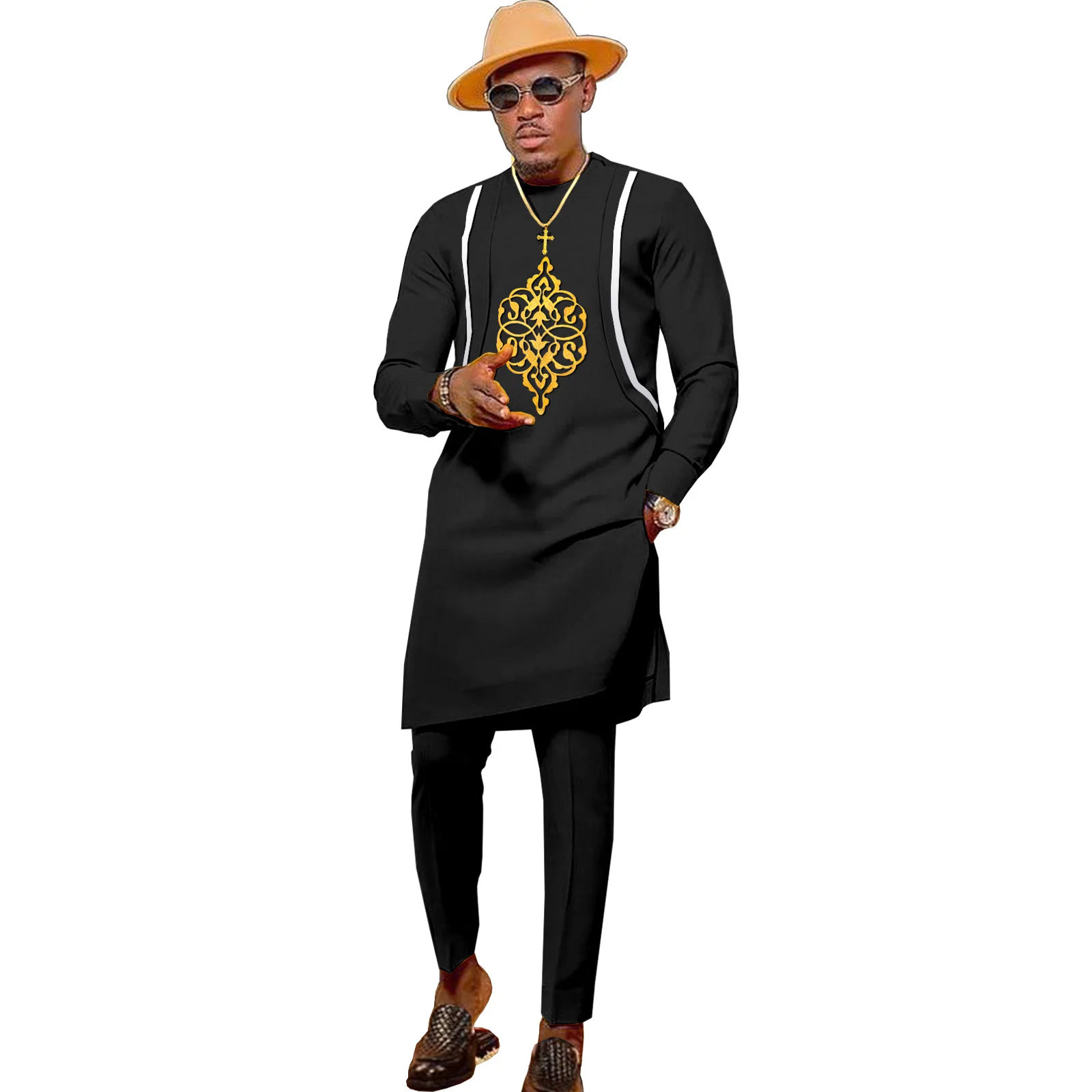 African Dashiki for Men,2 Piece Suits Pants Fashion Long Sleeve Casual Tribal Attire FF2316175
African Dashiki for Men,2 Piece Suits Pants Fashion Long Sleeve Casual Tribal Attire FF2316175