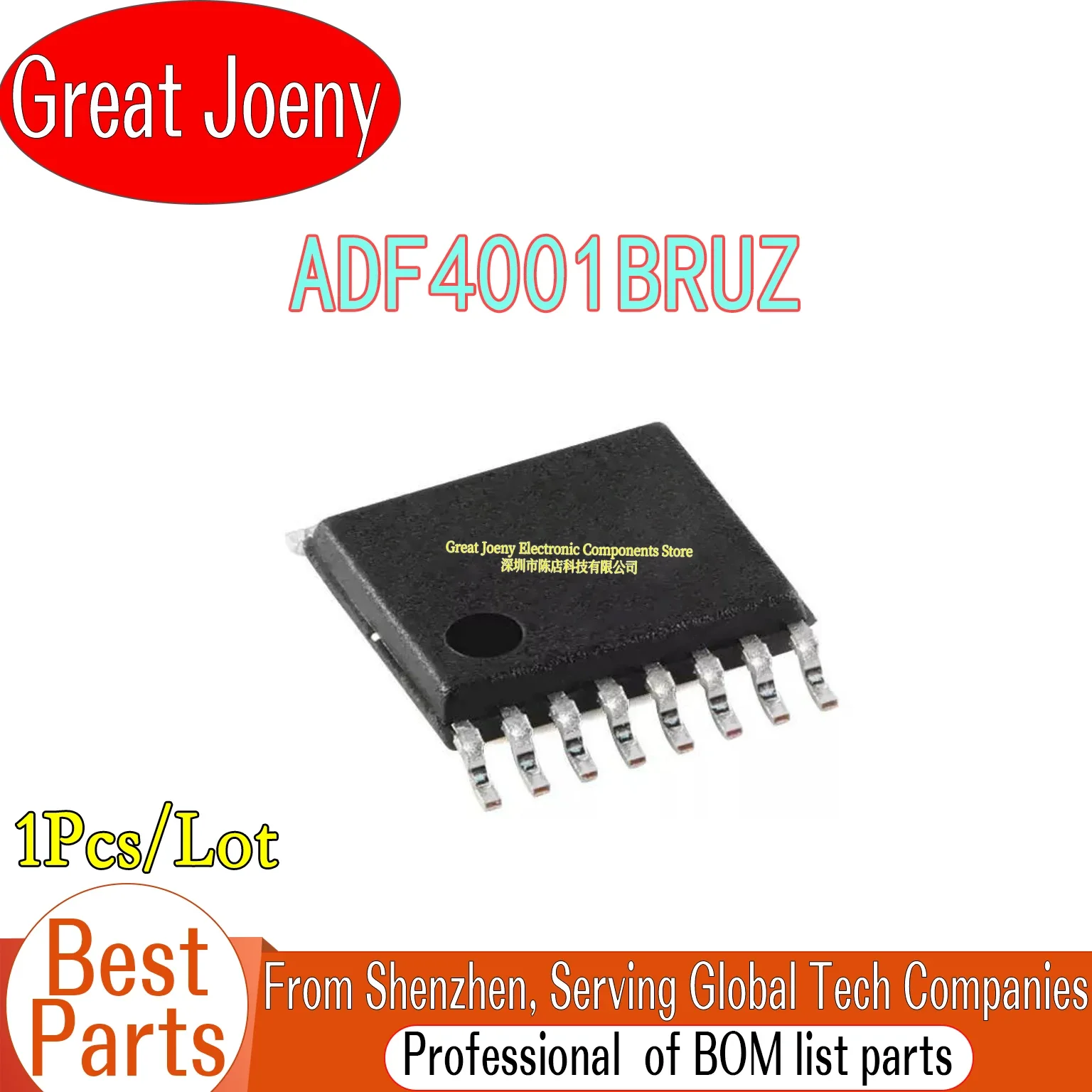 100% New Original ADF4001 ADF4001BRUZ IC Chipset TSSOP-16 Bulk Best Price
100% New Original ADF4001 ADF4001BRUZ IC Chipset TSSOP-16 Bulk Best Price