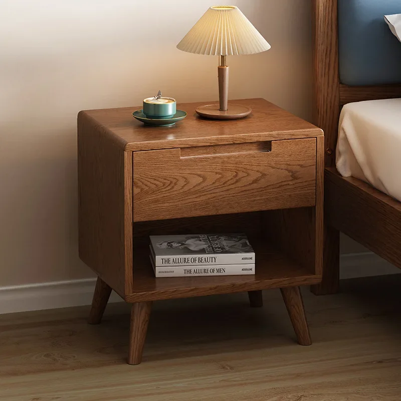 Solid Wood Bedside Table Modern Simple Household Bedroom Locker Light Luxury Small Bedside Table Simple Storage Cabinet
Solid Wood Bedside Table Modern Simple Household Bedroom Locker Light Luxury Small Bedside Table Simple Storage Cabinet