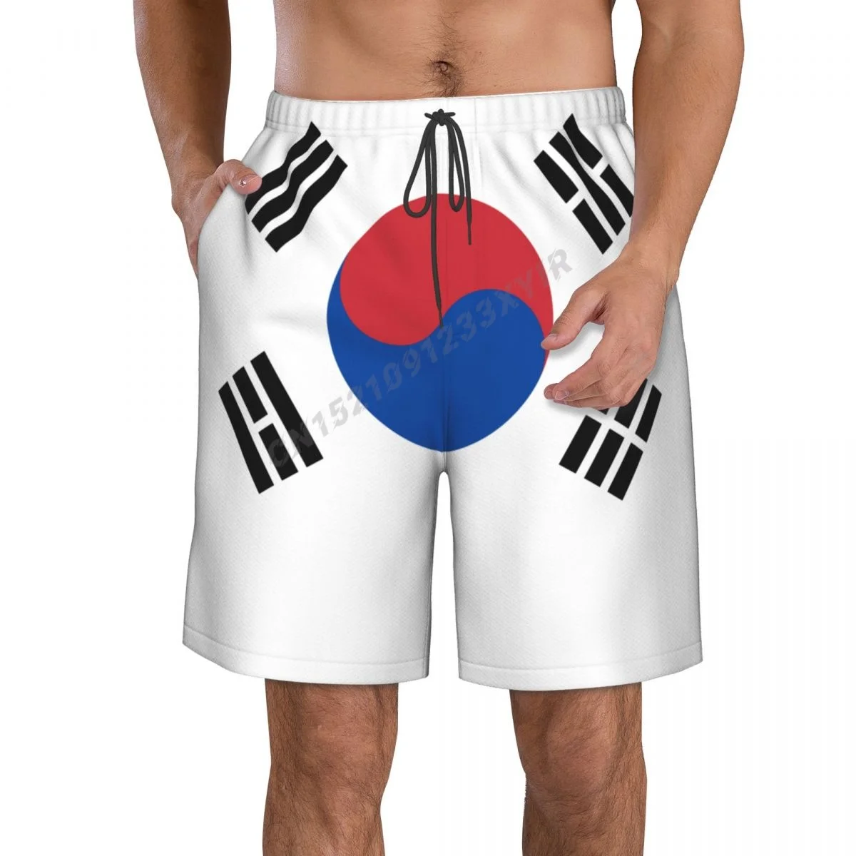 Summer Men's South Korea Flag Beach Pants Shorts Surfing M-2XL Polyester Swimwear Running
Summer Men's South Korea Flag Beach Pants Shorts Surfing M-2XL Polyester Swimwear Running