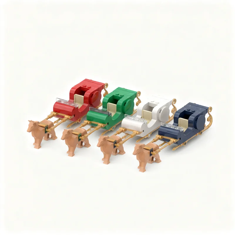 316pcs MOC Winter Village North Pole Sleigh International Race Champions IROC Seasonal Christmas Model Building Blocks Education
316pcs MOC Winter Village North Pole Sleigh International Race Champions IROC Seasonal Christmas Model Building Blocks Education