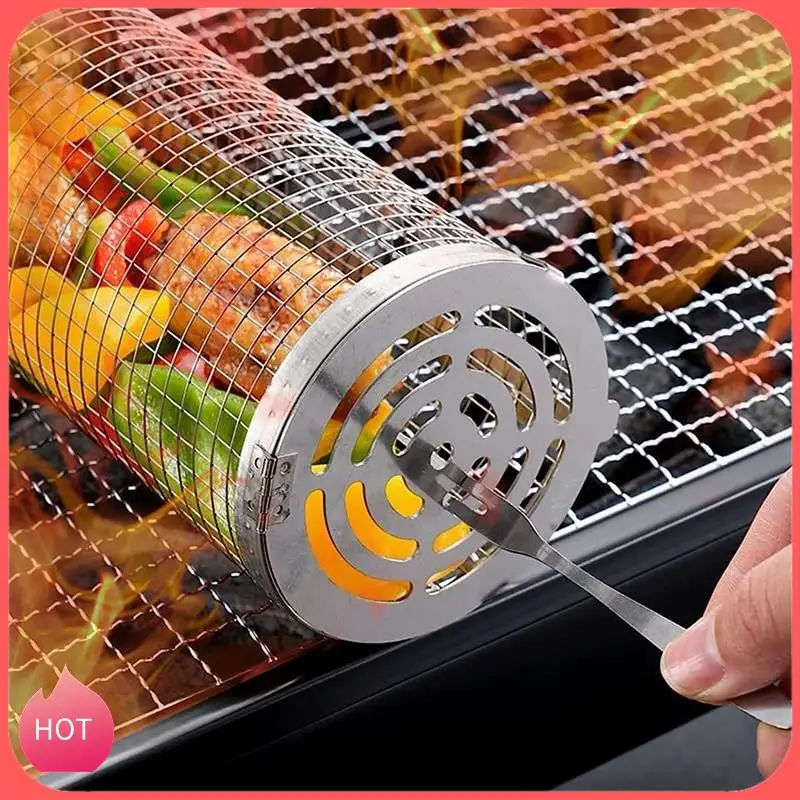 HOT-Корзина для гриля из нержавеющей стали, 2 упаковки — круглая сетка для гриля из нержавеющей стали, сетка для гриля для барбекю для овощей, рыб и французского гриля
HOT-Корзина для гриля из нержавеющей стали, 2 упаковки — круглая сетка для гриля из нержавеющей стали, сетка для гриля для барбекю для овощей, рыб и французского гриля