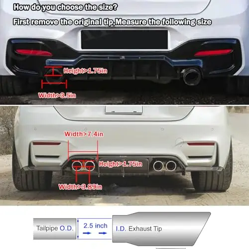 Bright Frosted Stainless Steel Exhaust Tip With Mesh Perforated End, 2.5 Inch Inlet To 3.5 Inch Outlet, Rear Decorative Muffler
Bright Frosted Stainless Steel Exhaust Tip With Mesh Perforated End, 2.5 Inch Inlet To 3.5 Inch Outlet, Rear Decorative Muffler